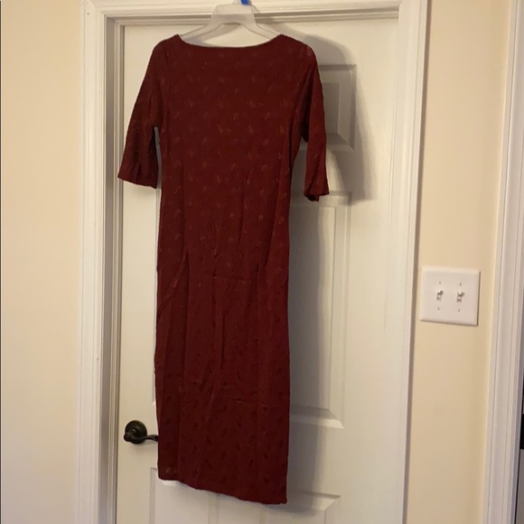 Pink Blush Maternity Lace Dress - Picture 3 of 3